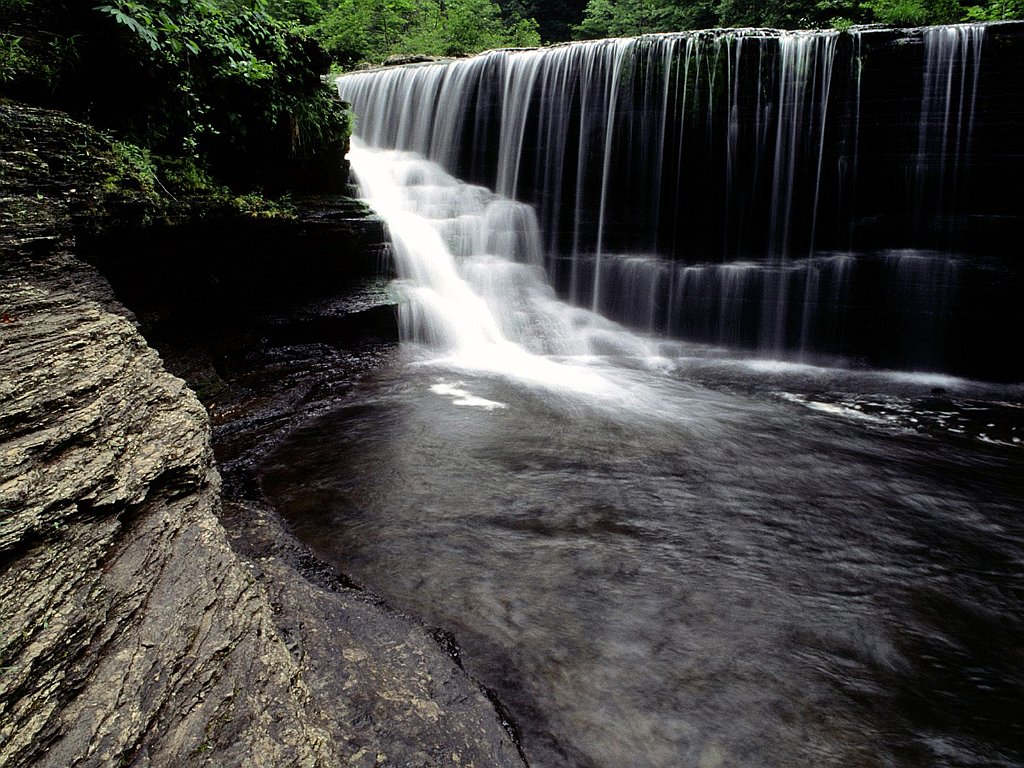 Upper Greeter Falls, Cumberland Plateau, Tennessee